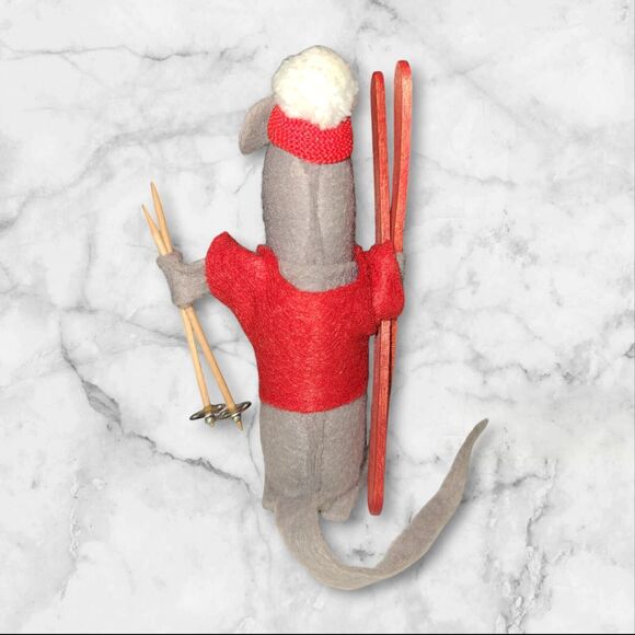 3 Vintage Odd Unusual Unique Christmas Ornaments Whimsical Folk Art Primitive - Picture 4 of 14